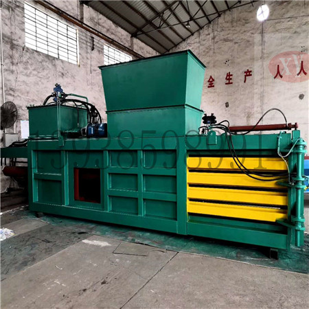 臥式廢鋁打包機在壓縮后 是金屬回收加工行業中法寶